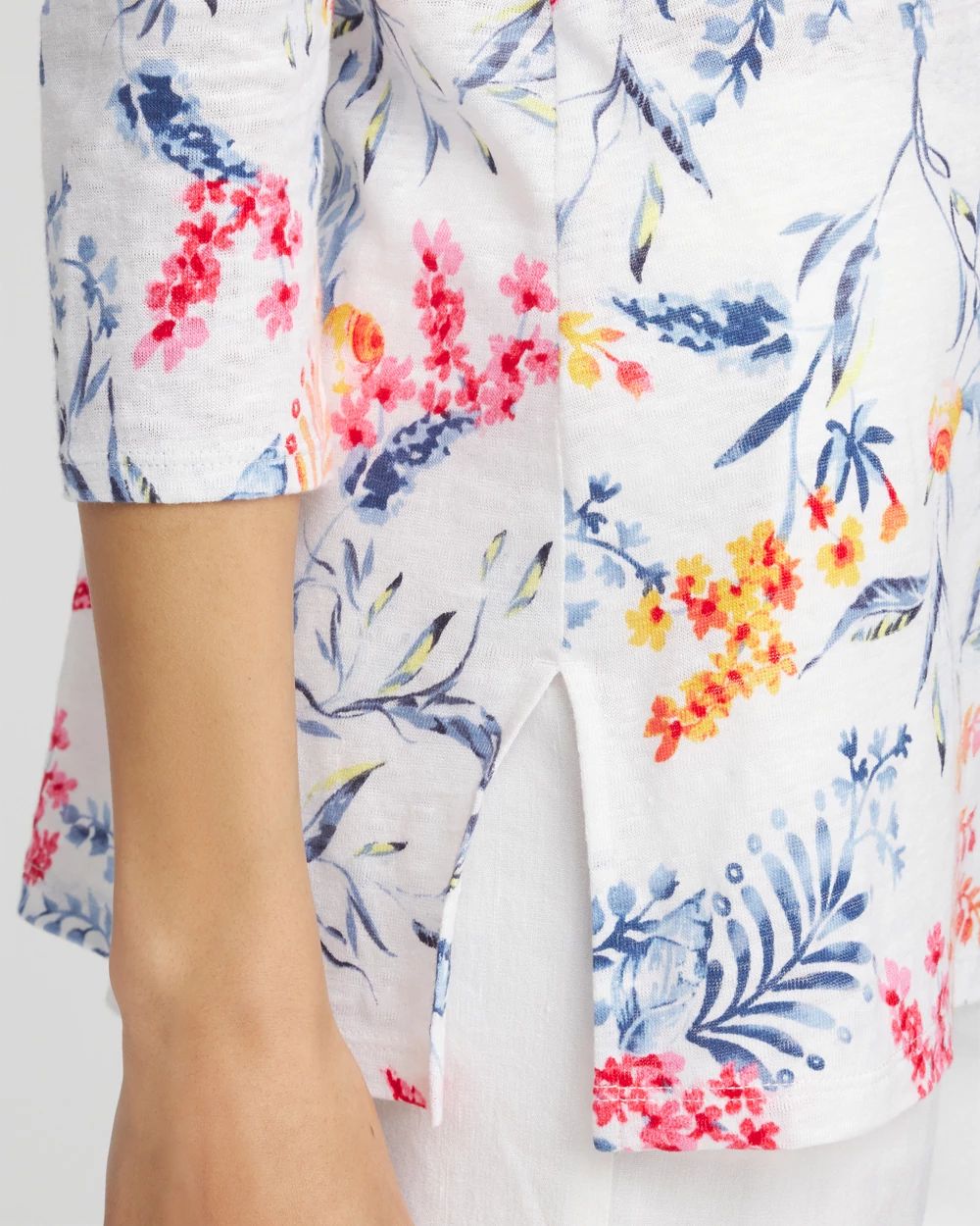 Linen Nautical Embellished Tunic | Chico's